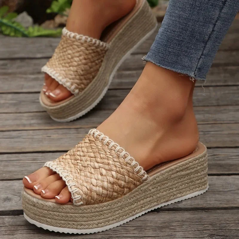 Sandals Comfortable Slide Arch Support - Piña Colada