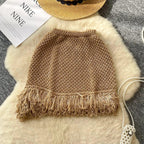 Knitting Tassels Skirt - Piña Colada