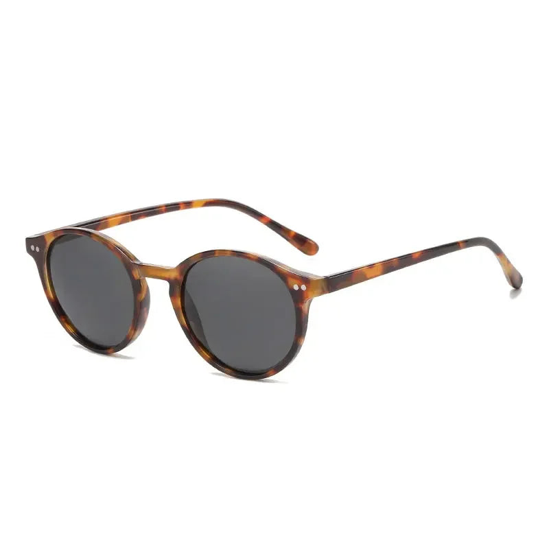 Retro Round Polarized Sunglasses - Piña Colada