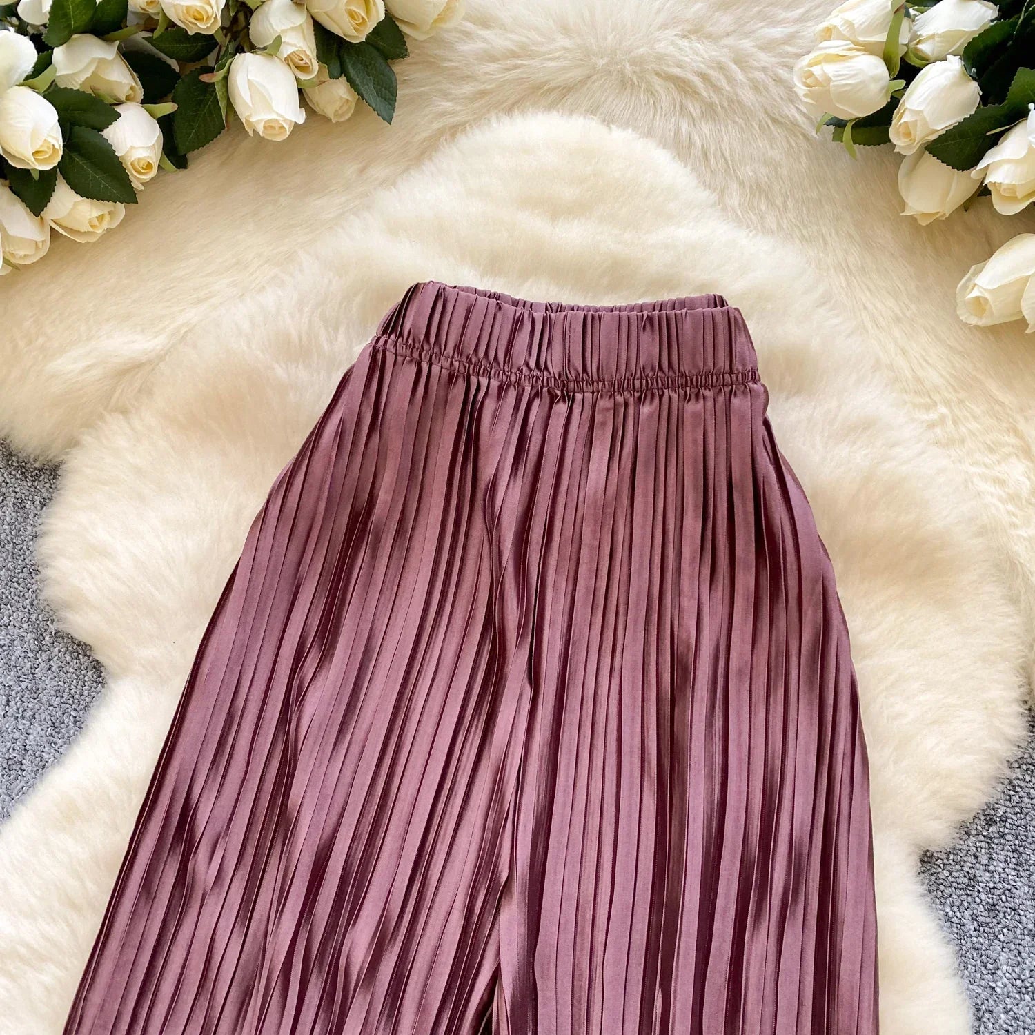 Summer Casual Pants Women High Waist - Piña Colada