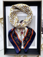 Silk Square Scarf Spring - Piña Colada