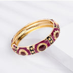 Bohemian Round Metal Bracelet - Piña Colada