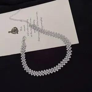 Full Rhinestone Choker - Piña Colada