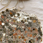Sequin Top And Skirt Set Sparkly - Piña Colada