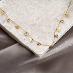 Pretty Eye Chunky Chain Necklace - Piña Colada