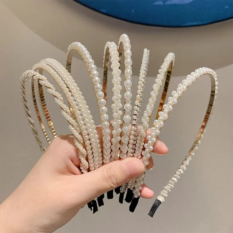 Pearl Hairbands for Women - Piña Colada