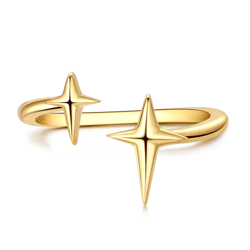 925 Sterling Ring Gold - Piña Colada