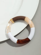 Acrylic Design Bracelet - Piña Colada