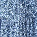 Floral Print Elastic Waist Loose - Piña Colada