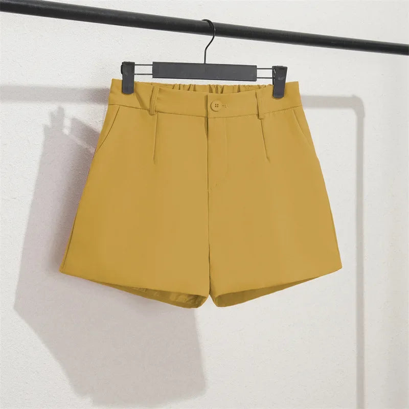 Solid Casual Short Women Basic - Piña Colada