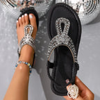 Minimalist Flat Slip-On Sandals - Piña Colada