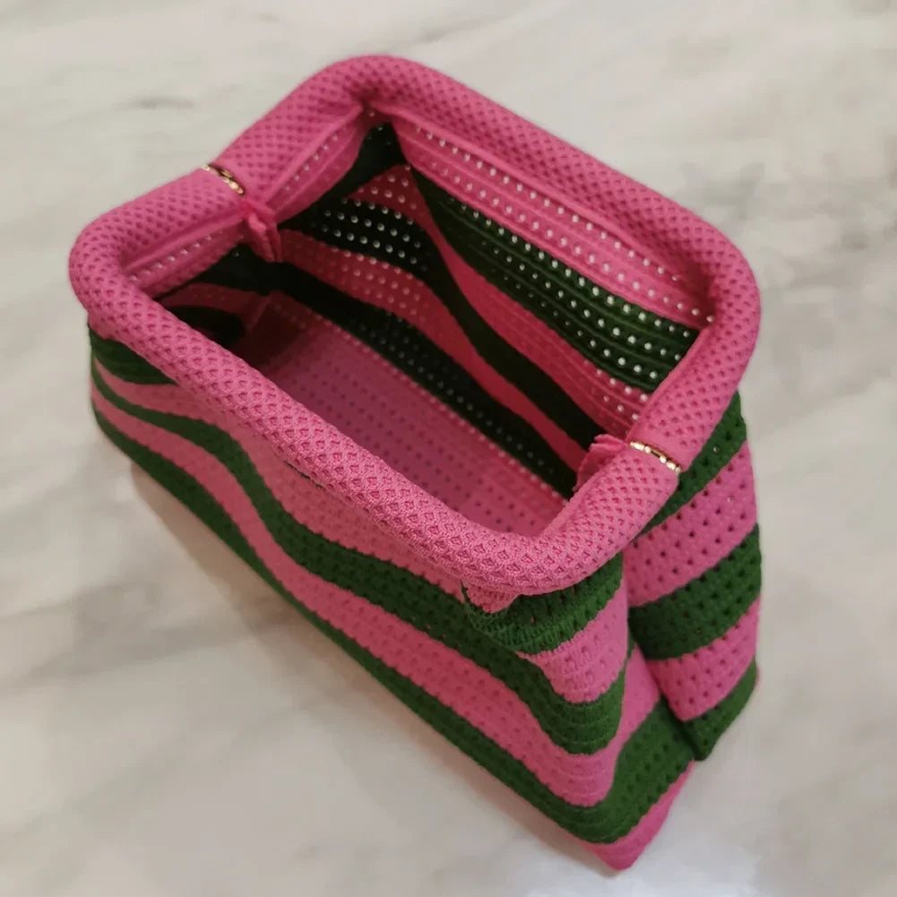Clutch Bag Striped Color - Piña Colada
