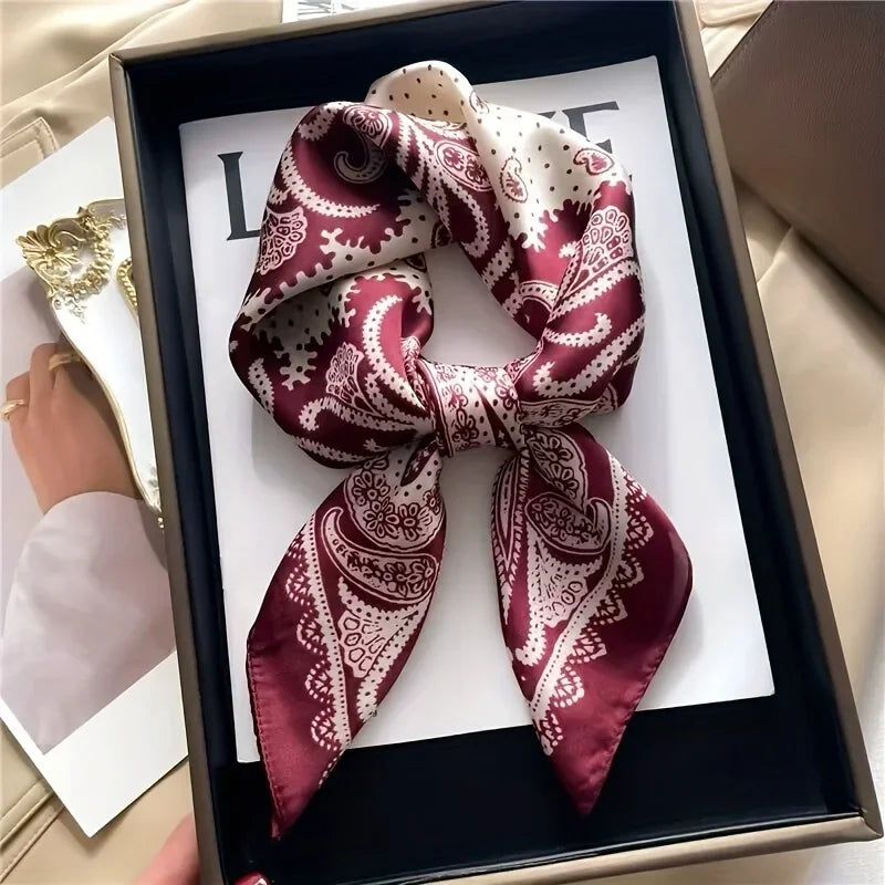 Square Scarf Silk Thin - Piña Colada