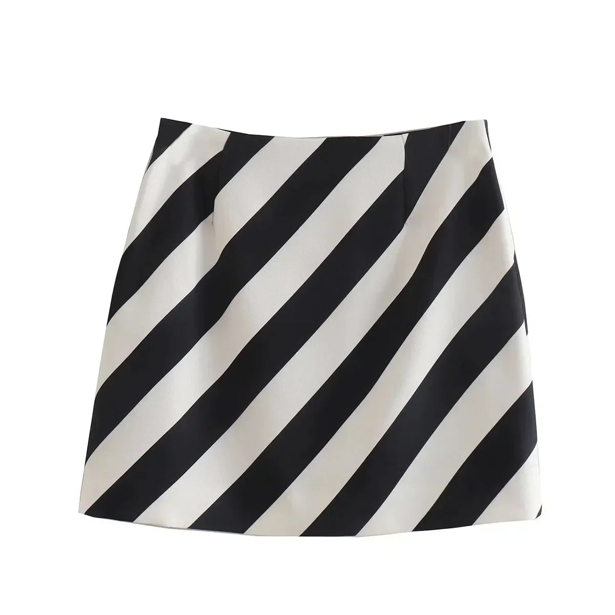 Women's Mid Skirt Striped Casual - Piña Colada