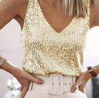Sequins Summer Top - Piña Colada