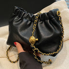 Crossbody Tote Bag PU Leather - Piña Colada