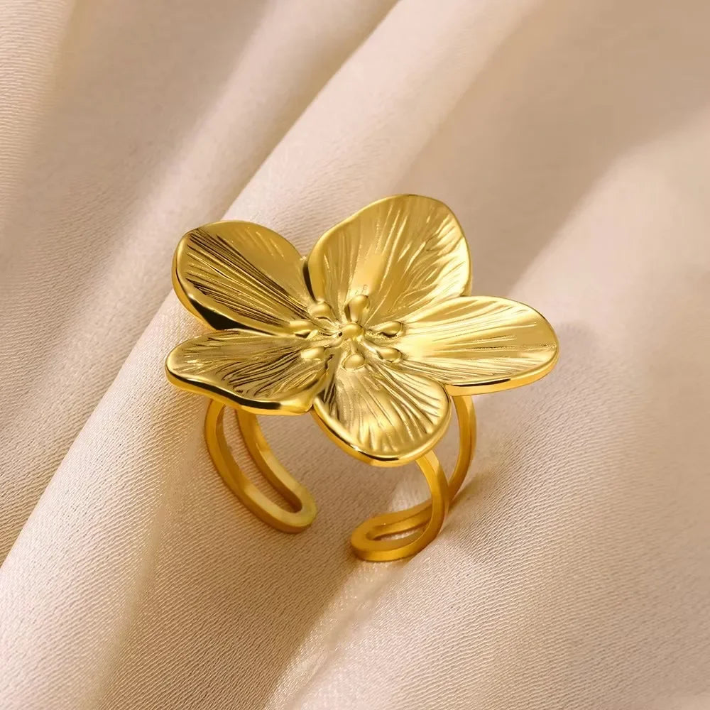Stainless Steel Rings Aesthetic - Piña Colada