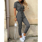 Monochrome Jumpsuit - Piña Colada