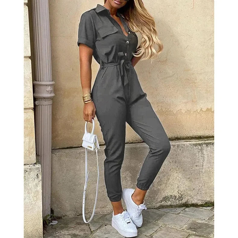 Monochrome Jumpsuit - Piña Colada