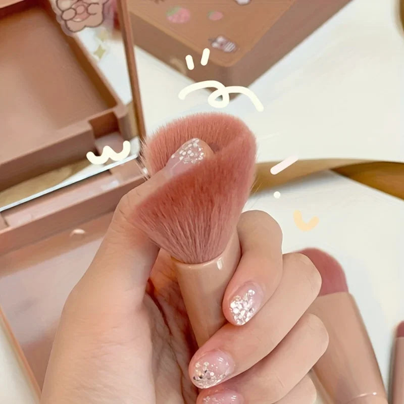 5-Piece Makeup Brush Set - Piña Colada
