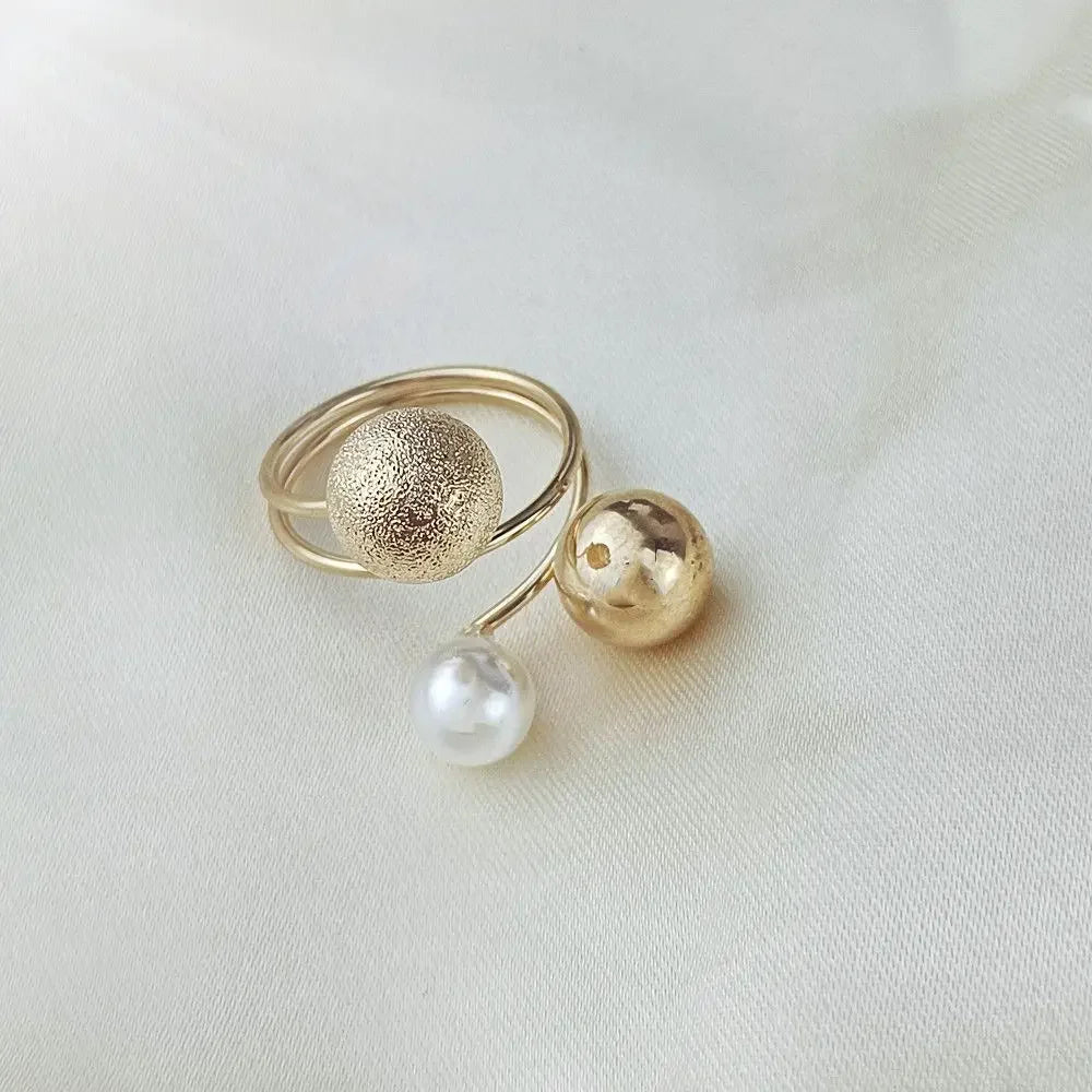 Crystal Stone Rings - Piña Colada