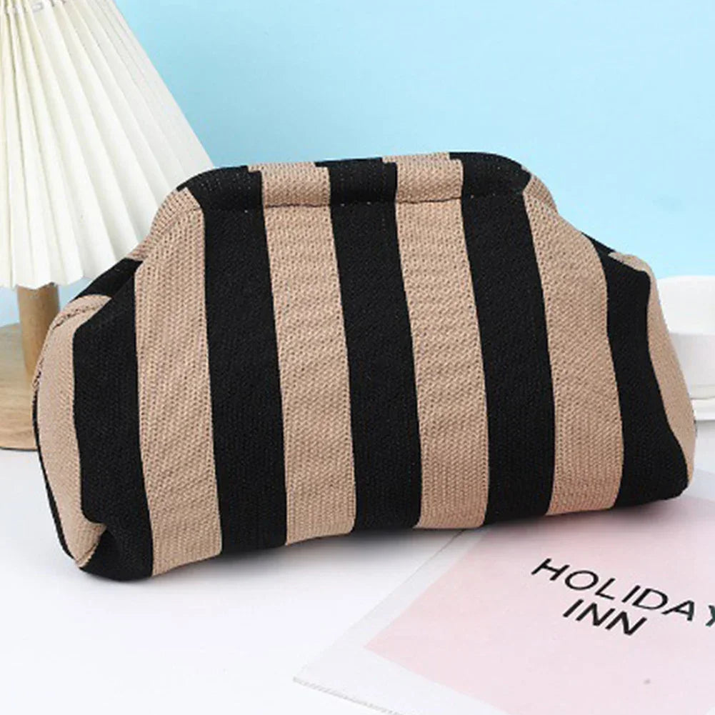 Clutch Bag Striped Color - Piña Colada
