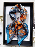 Silk Square Scarf Spring - Piña Colada