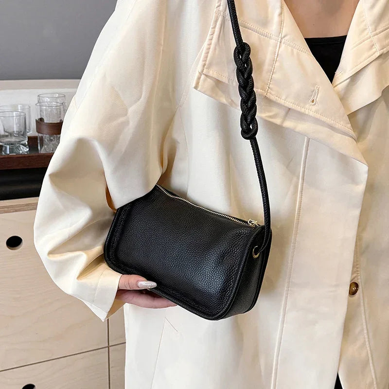 Leather Crossbody Bags - Piña Colada