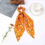 Satin Scrunchie Scarf - Piña Colada