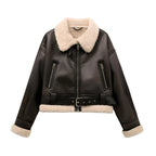 Thick Warm Jacket Coat - Piña Colada