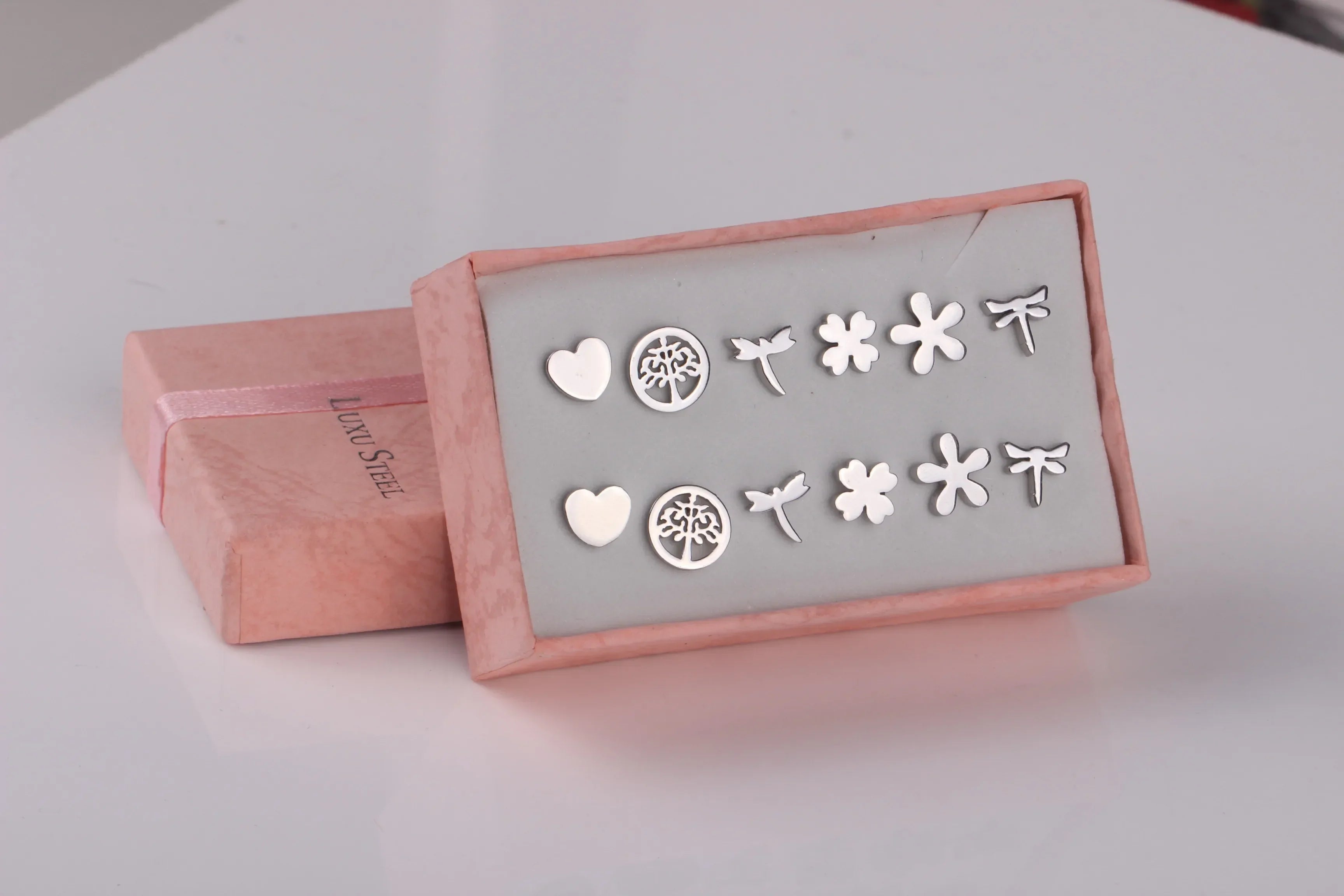FLowers 6Pairs Earring - Piña Colada