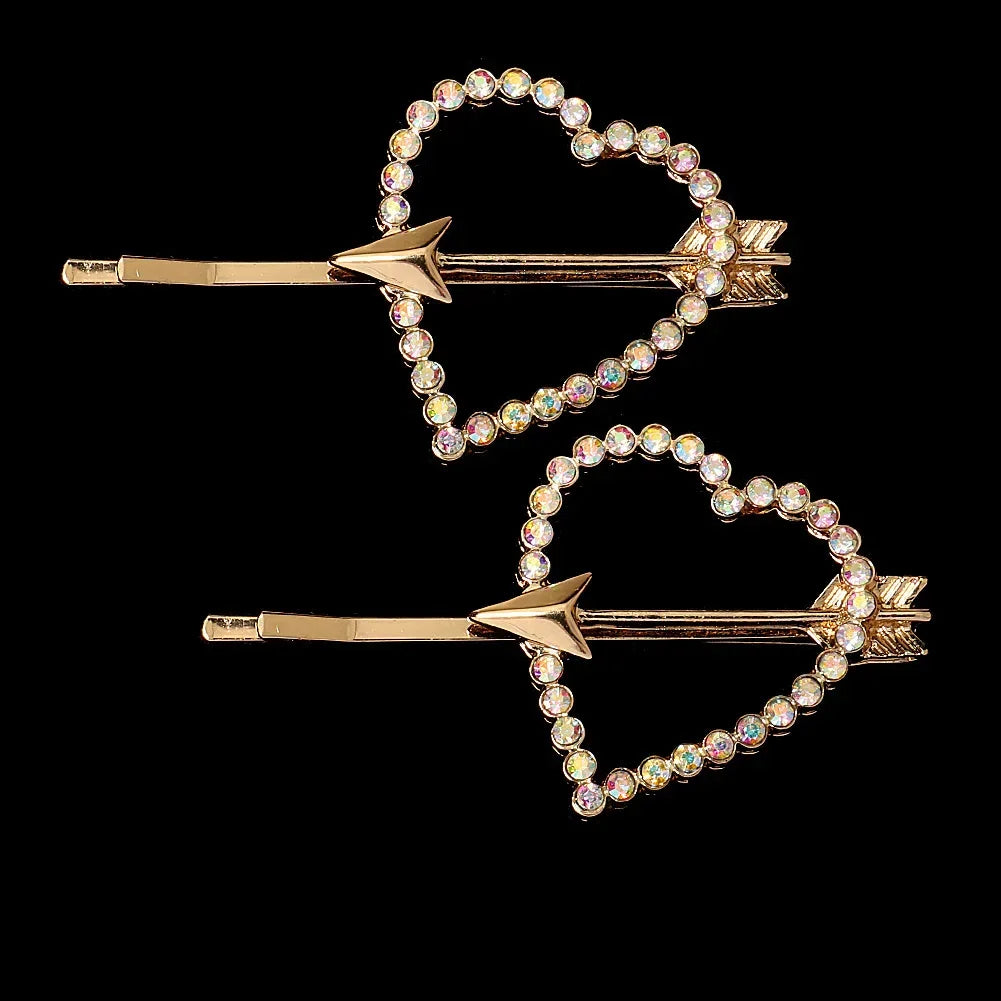 Clear Crystal Hair Pins - Piña Colada