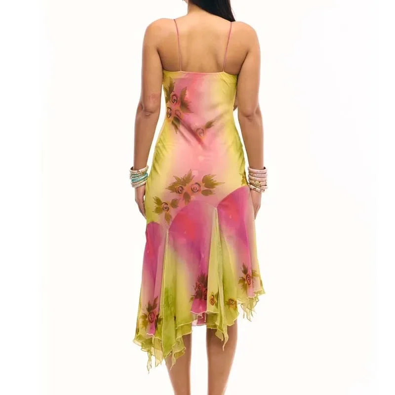 Strap Dress New Pattern - Piña Colada