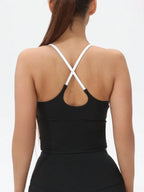 Back Sports Tank Top Quick Dry with Padded Cups