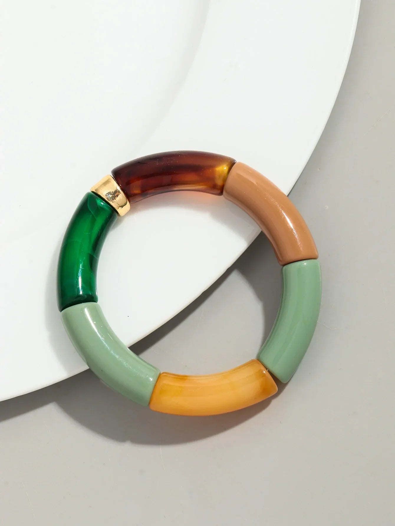 Acrylic Design Bracelet - Piña Colada