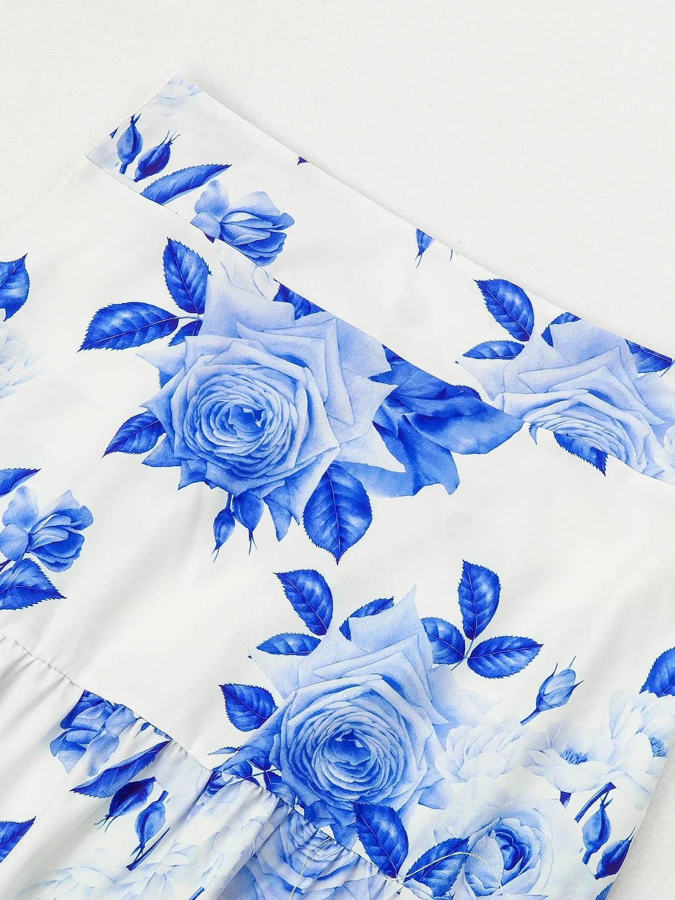 Hand-Painted Oversized 2-Piece Set – Backless Crop Top & Flowing Skirt - Piña Colada
