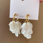 Leaves Tassels Earrings - Piña Colada