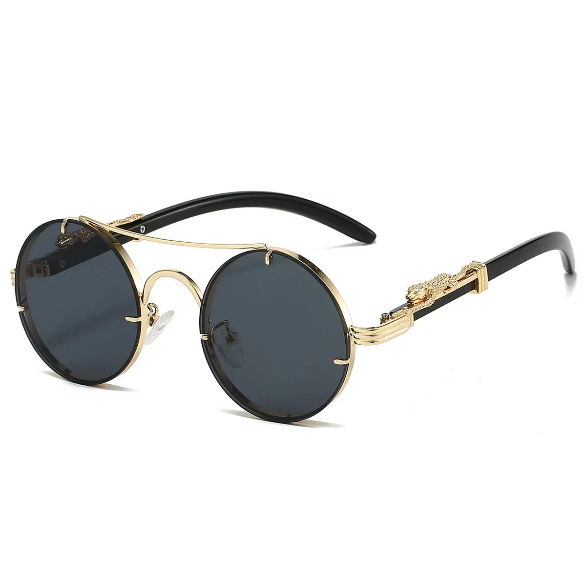 Vintage Round Sunglasses - Piña Colada