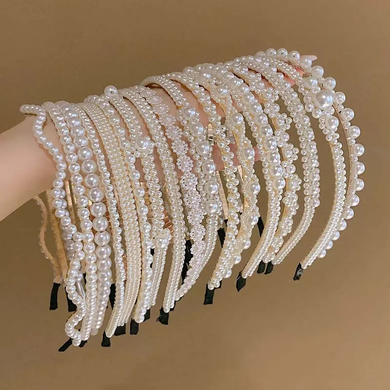 Pearl Hairbands for Women - Piña Colada