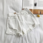 High Waist Hollow Out Shorts – Vintage Street Style - Piña Colada