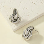 Large Ear Buckle Earrings - Piña Colada