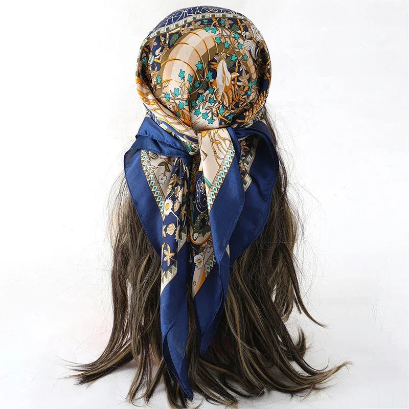 Bohemian Silk Scarf - Piña Colada