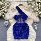 Short Sequin Dress - Piña Colada