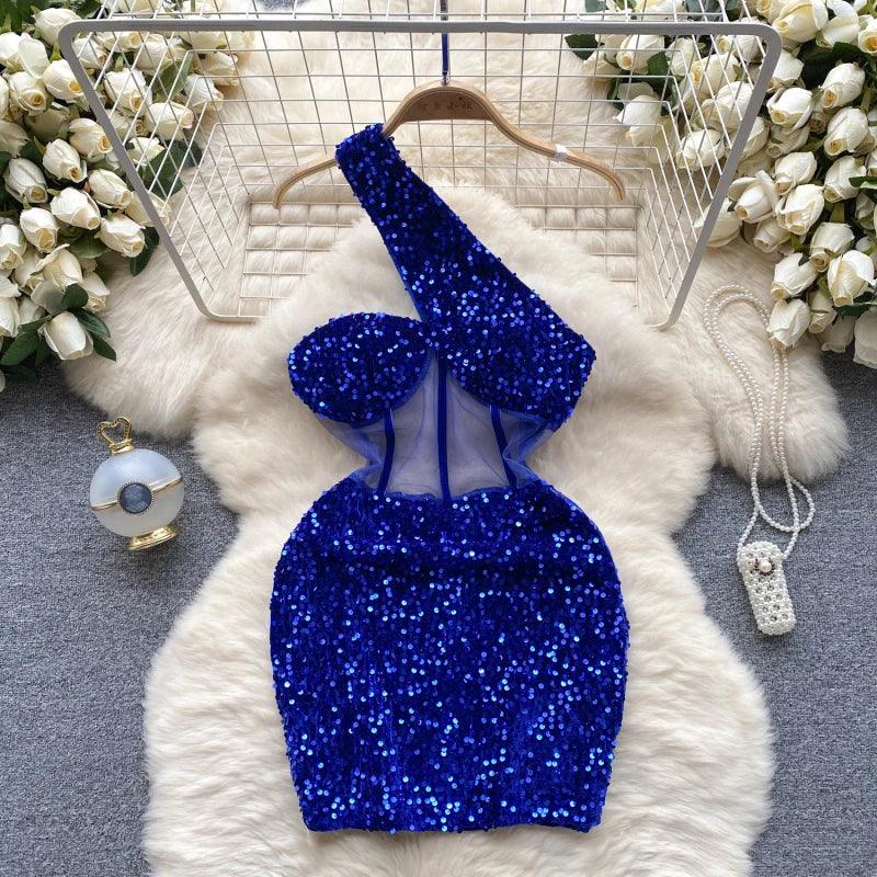 Short Sequin Dress - Piña Colada