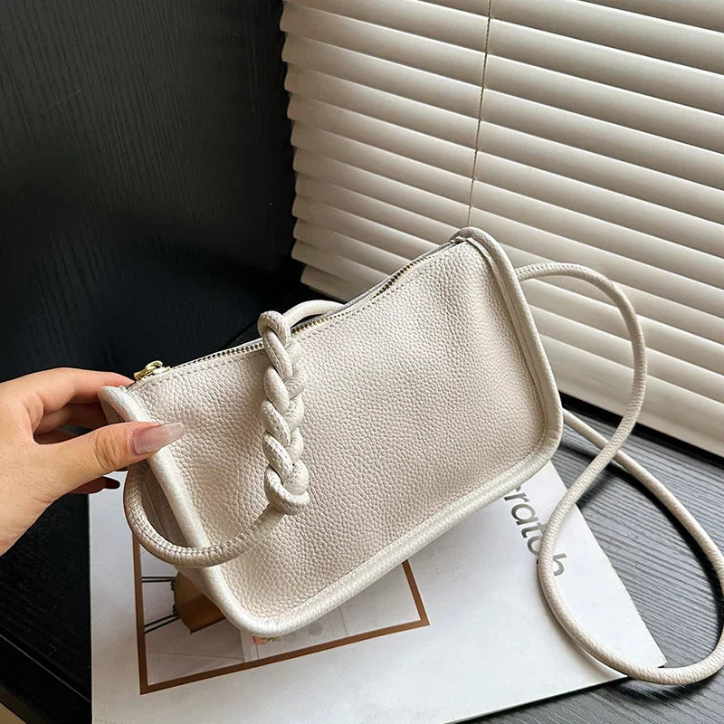 Leather Crossbody Bags - Piña Colada