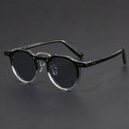 Retro Metal Frame Oval Sunglasses - Piña Colada