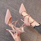 Cross-strap Sandals High Heels - Piña Colada