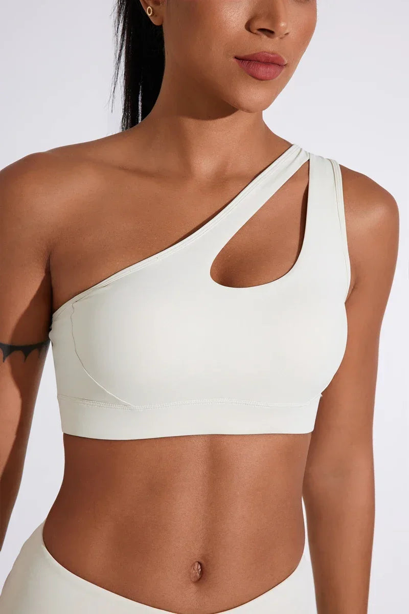 One Shoulder Sports Bras
