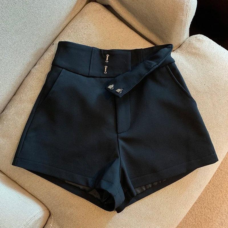 Streetwear Shorts Elegant High Waist - Piña Colada