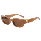 Fashion Rectangle Sunglasses Women - Piña Colada